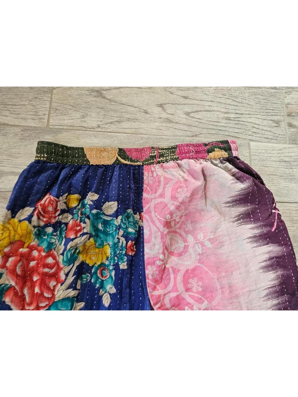 Men's Kaantha Karma Patch Shorts Pockets Handcrafted With Love Size X Large Boho - Picture 8 of 14